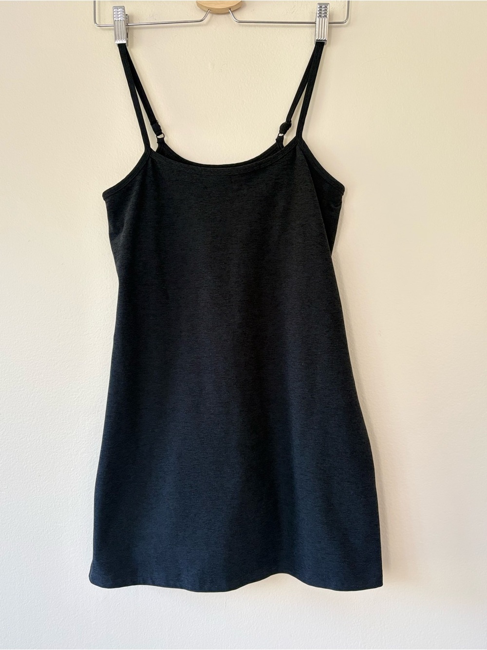 Beyond Yoga Black Active Dress with Built-In Shorts Adjustable Straps XS